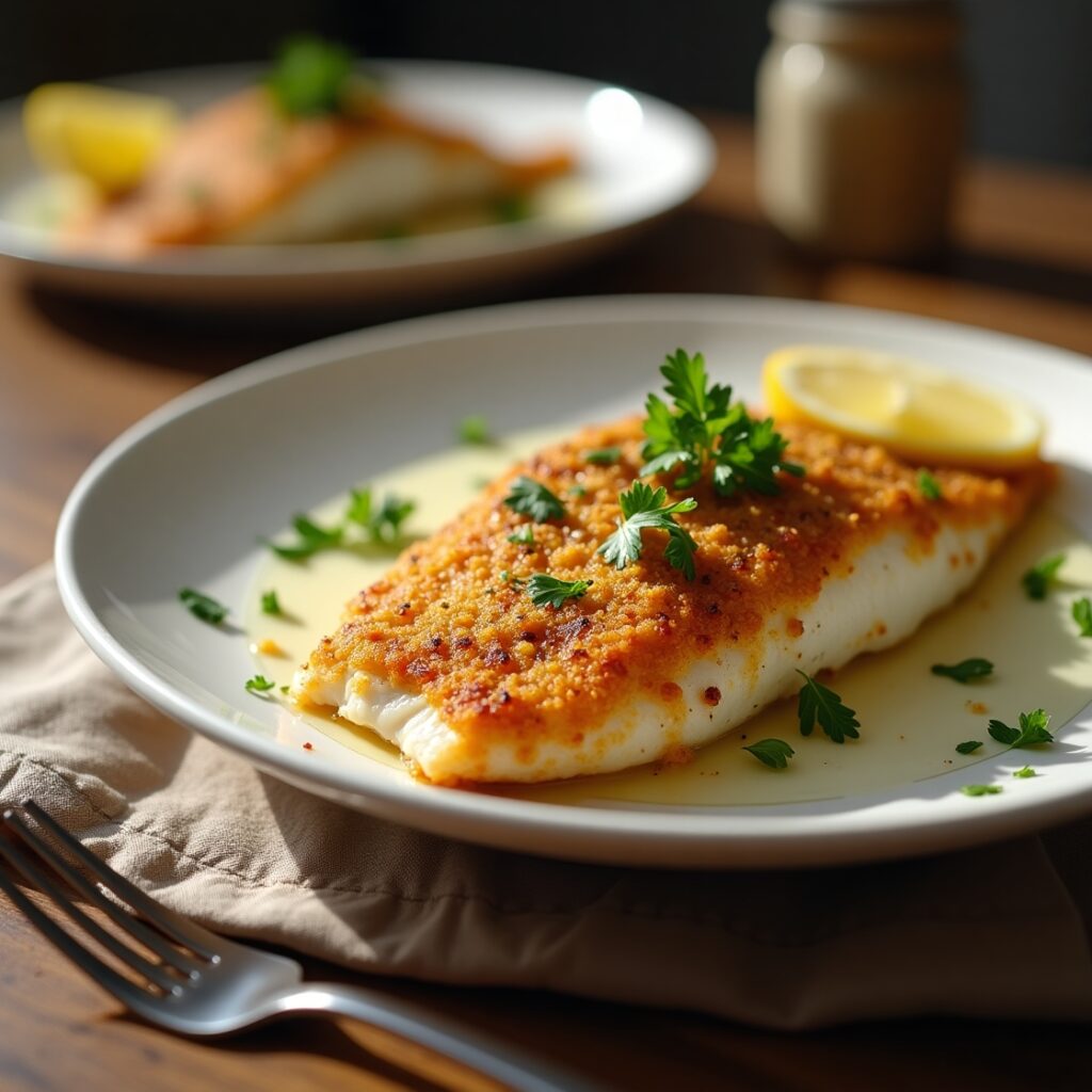 Corvina a la Parmesana