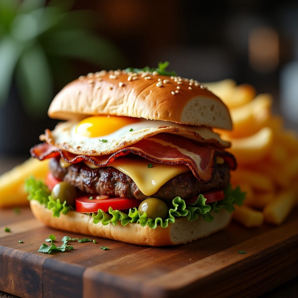 Uruguayan Chivito Sandwich
