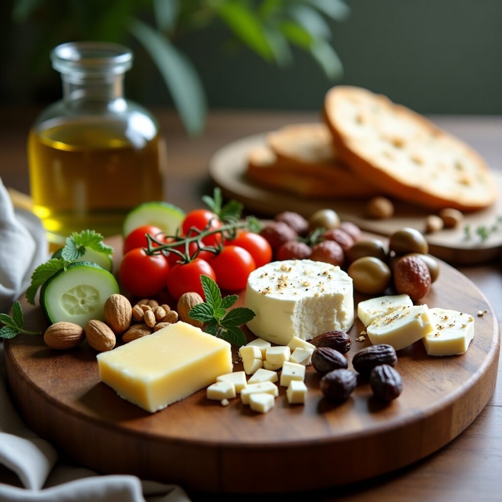 Cheese Plate with Mish and White Cheese