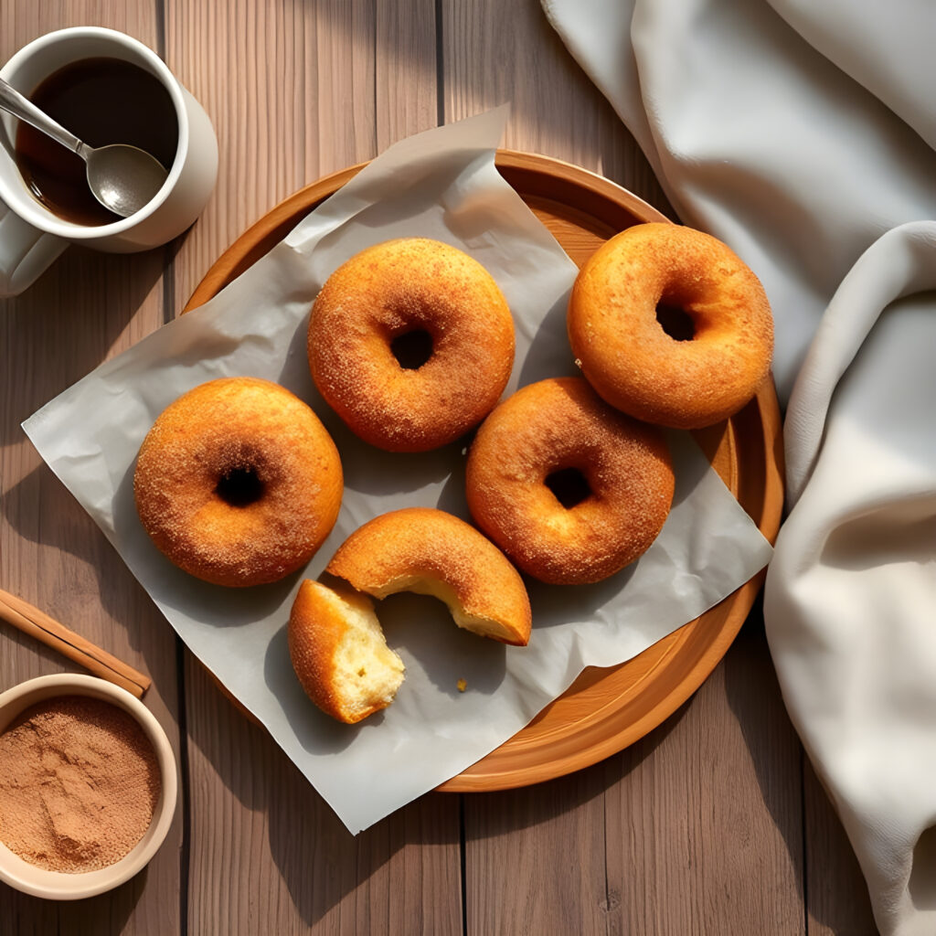 Cinnamon Sugar Donuts – Warm